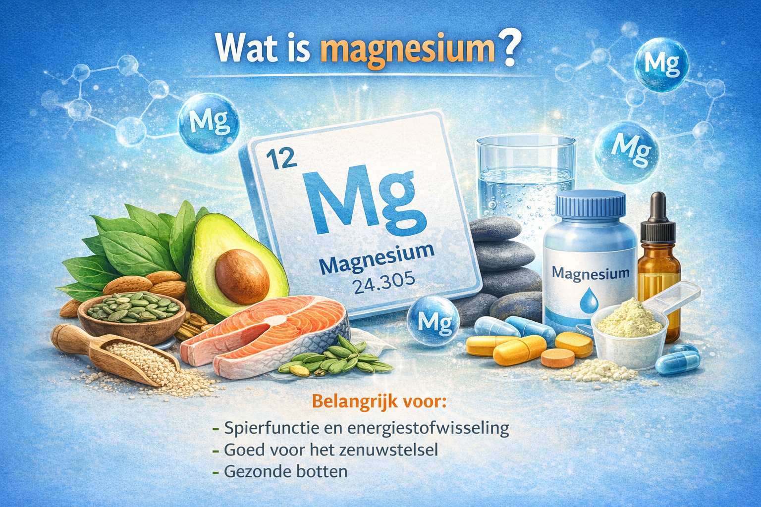 Magnesium tekort symptomen bij volwassenen zoals spierkrampen, vermoeidheid en slaapproblemen