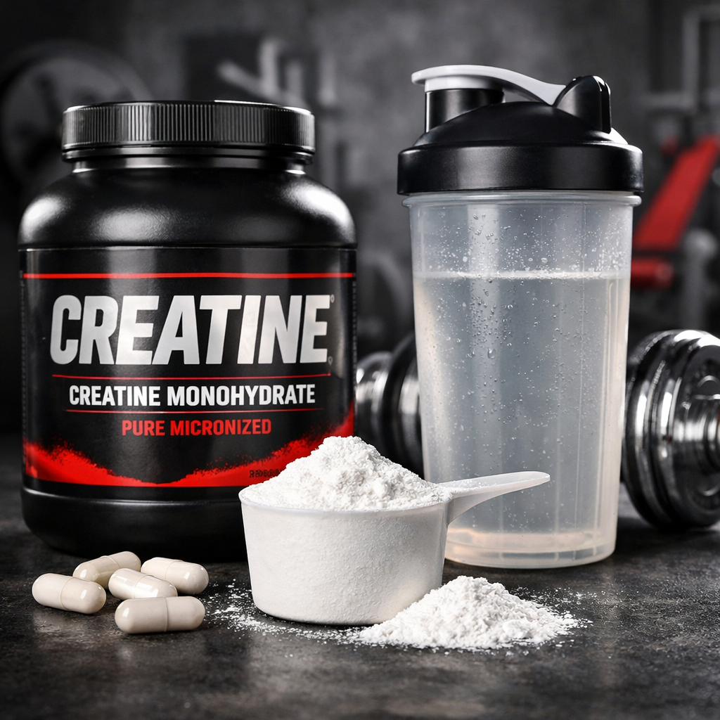 Creatine supplement voor kracht en spiermassa